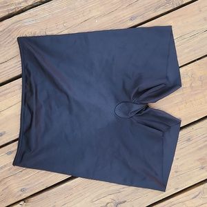 Spanx Simplicity Black High Wasted Mid Thigh Shaper size large